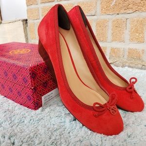 Tory Burch Chelsea Wedges Soho Lux Suede